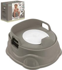 DOLU Nočník / sedátko na WC / baby stolička 3v1 šedá