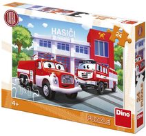 Puzzle Tatra hasiči 24 dílků 26x18cm skládačka v krabici