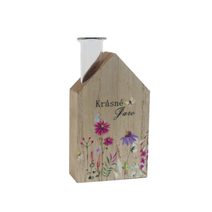 Vázička domeček D7145-20 - 13 cm