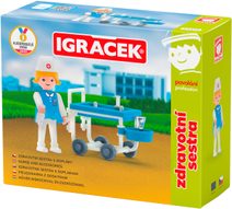 EFKO IGRÁČEK Zdravotní sestra povolání set figurka kloubová s doplňky
