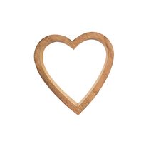 Srdce mango O0514/2 - 15 x 15 x 3,5 cm