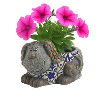 Dekorace k osázení pes X6550 - 31 × 19 × 18 cm