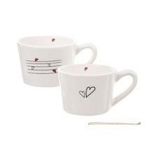 Sada hrníčků srdíčka 2ks 230 ml O0251