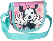 Kabelka dětská třpytivá Disney Minnie Mouse přes rameno s překlápěním