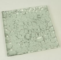 Skleněný tácek dekorační S0088/2 - 24,5 x 24,5 cm