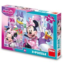 DINO Puzzle 3x55 Minnie a Daisy