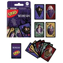 MATTEL Uno karty Wendesday