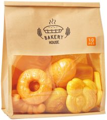 PLEJO Pekařství makety potravin čerstvé pečivo v sáčku set 10ks plast