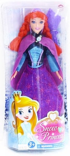 Panenka zimní království princezna 29cm zrzka set s doplňky v krabičce