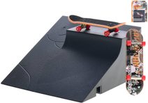 Skateboard prstový fingerboard kovový herní set s rampou