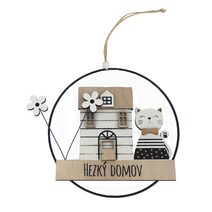 Dekorace k zavěšení D6079 - dia 16 × 1 cm