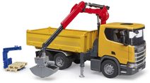 BRUDER 03551 Auto nákladní Scania Super 560R s ramenem model 1:16 plast