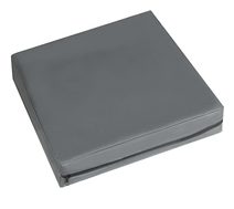 Sedák nepromokavý - 40x40x10 cm - potah na zip tmavě šedá