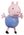 Prasátko Peppa plyš postavička George 35,5 cm modrý v sáčku 0m+