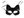 Karnevalová maska - škraboška sametová s glitry kočka (2 černá zlatá)
