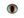 Skleněný kabošon dračí oko Ø25 mm (3 zelená červená)