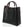 Velká černá kožená dámská kabelka přes rameno L Artigiano