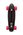Skateboard - pennyboard 60cm nosnost 90kg, kovové osy, růžová barva, černá kola