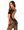 Ohnivé body N122 bodystocking - Obsessive