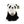 Plyšová panda sedící 23 cm SOFT COLLECTION