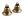 Zvonečky kovové balení 9 kusů K0702