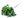 Umělá mini hortenzie 2ks (4 zelená trávová)