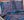 Povlečení bavlněné - 140x200, 70x90 cm Pírko tmavě modrá