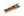 Flétna malovaná dřevo 33cm asst mix barev v sáčku