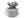 Sametový pytlík / měšec 14x16 cm (5 šedá světlá)