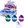 Jewel Pet blister set zvířátko drahokámek s domečkem různé druhy