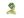 Narozeninové nafukovací číslice stojící - zvířátka (9 zelená sv. housenka)