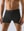 Boxerky s delší nohavičkou bezešvé (černá - L/XL)