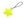 Reflexní přívěsek / taháček hvězda (2 (02) žlutozelená ost. reflexní)
