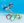 Kroužky barevné rybička do vody na potápění set 4ks na kartě 55507