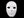 Karnevalová maska - škraboška k domalování benátská (bílá)