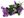 Umělá mini chryzantéma (4 fialová)
