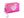 Pouzdro / kosmetická taška s oboustrannými flitry a srdcem 11x18 cm (2 pink)