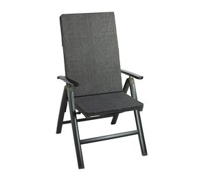 Sedák na zahradní židli Šedá 36/047 47x115 cm