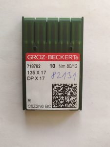 Strojové jehly do průmyslových strojů Groz-Beckert 135x17/DPx17 kulatý dřík – pro těžké materiály (walking foot)