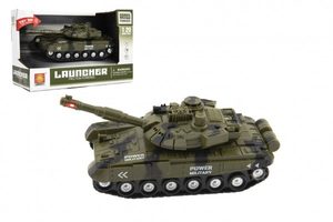 Tank plast 20cm na setrvačník na baterie se světlem se zvukem