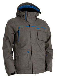 Pánská zimní bunda Twill Mens´ Jacket Grey Pánské bundy