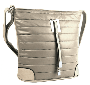 Elegantní prošívaná crossbody kabelka YH1604 béžová