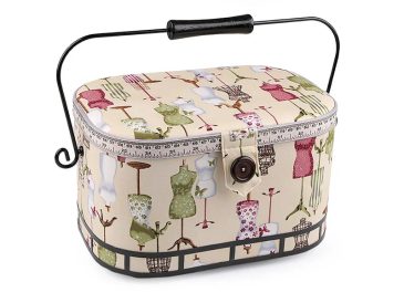 Košík na šicí potřeby – ideální vánoční dárek pro babičku a tvořivou máminku