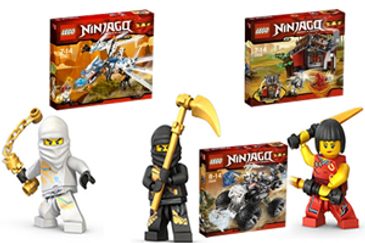 STANOU SE VAŠE DĚTI BOJOVNÍKY LEGO NINJAGO?