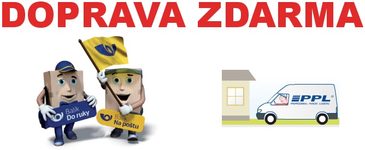 Doprava zdarma při platbě předem na účet nebo online kartou