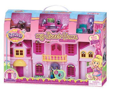 Domeček pro panenky nesmí chybět v žádném dětském pokojíčku!