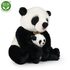 Plyšová panda 27 cm s baby