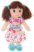 PLYŠ Panenka textilní Ema 40cm mluví na baterie Zvuk CZ *PLYŠOVÉ HRAČKY*