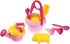 LENA Baby sada holčičí s kyblíkem a konvičkou na písek 10ks v síťce