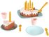 ECOIFFIER Narozeninový dort baby set dětské nádobí + makety potravin plast